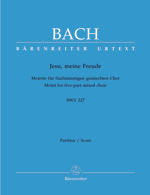 【輸入楽譜】バッハ, Johann Sebastian: モテット BWV 227「イエス、わが喜び」(独語)/原典版/Ameln編画像