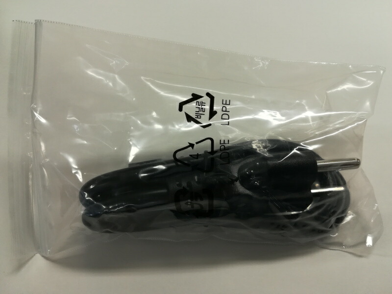 NUC��AC������C5Type0.6m�ʥ��󥻥��¦3Pin��AC06C05JP