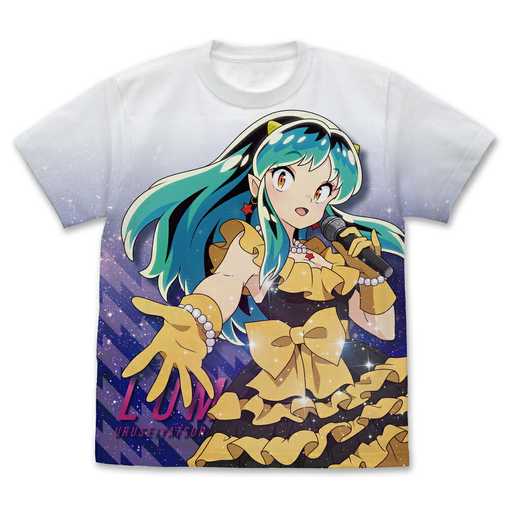 うる星やつら 描き下ろし ラム フルグラフィックTシャツ アイドルVer./XL画像
