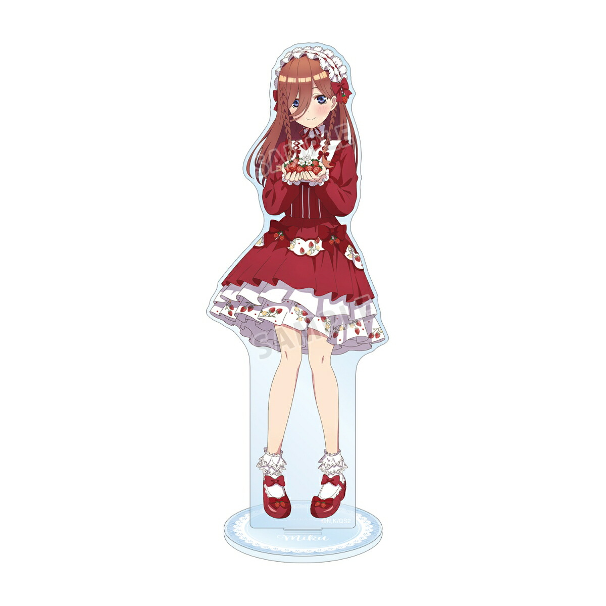 五等分の花嫁＊描き下ろし 中野三玖 ショートケーキイメージコーデver. BIGアクリルスタンド画像