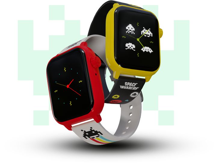 SPACEINVADERS:MyPlayWatch-Yellow