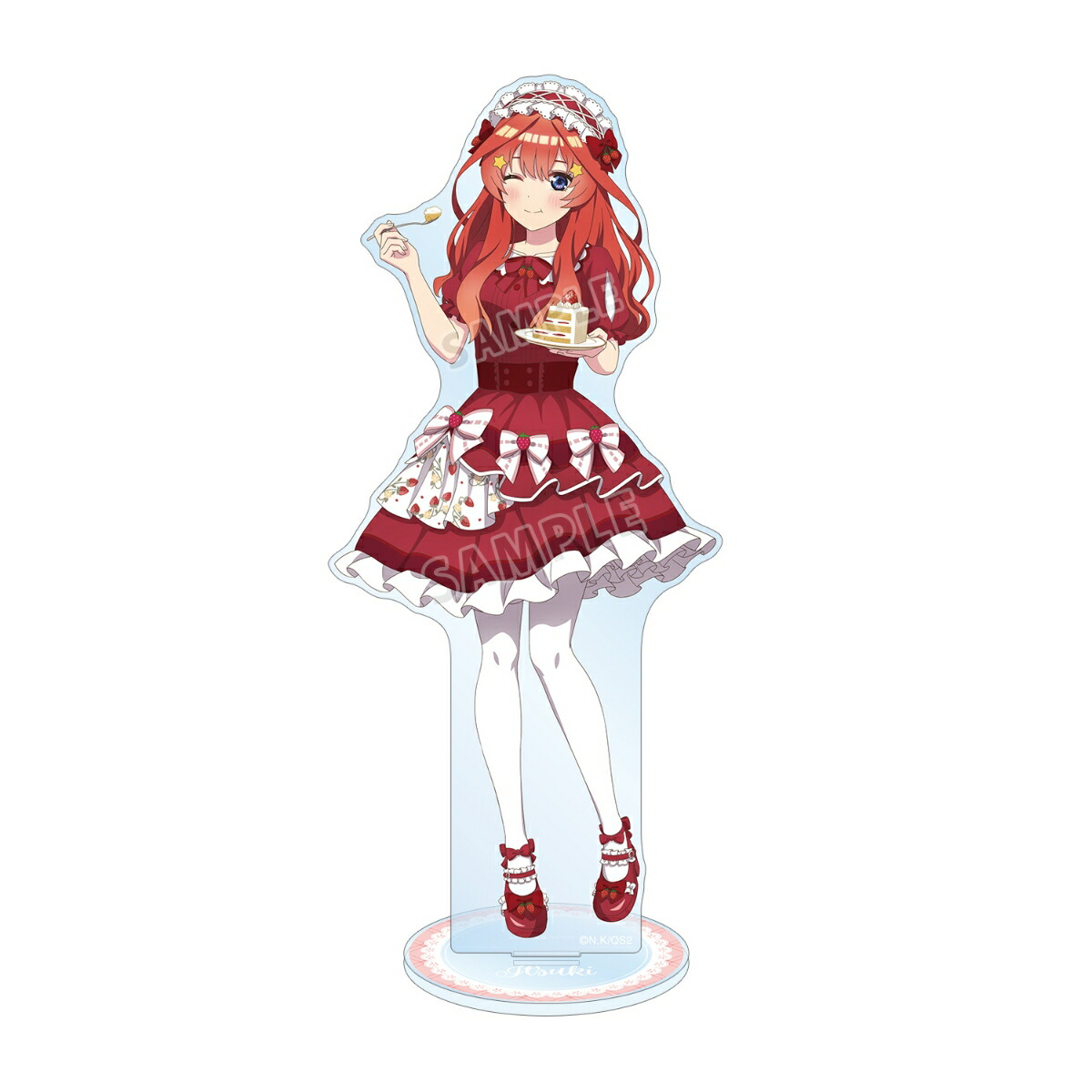 五等分の花嫁＊描き下ろし 中野五月 ショートケーキイメージコーデver. BIGアクリルスタンド画像