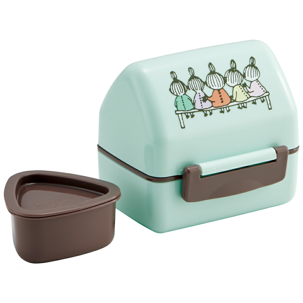 MOOMIN ムーミン　おにぎりランチボックス おむすび お弁当箱 おにぎり押し型付き 240ml POT5AG画像