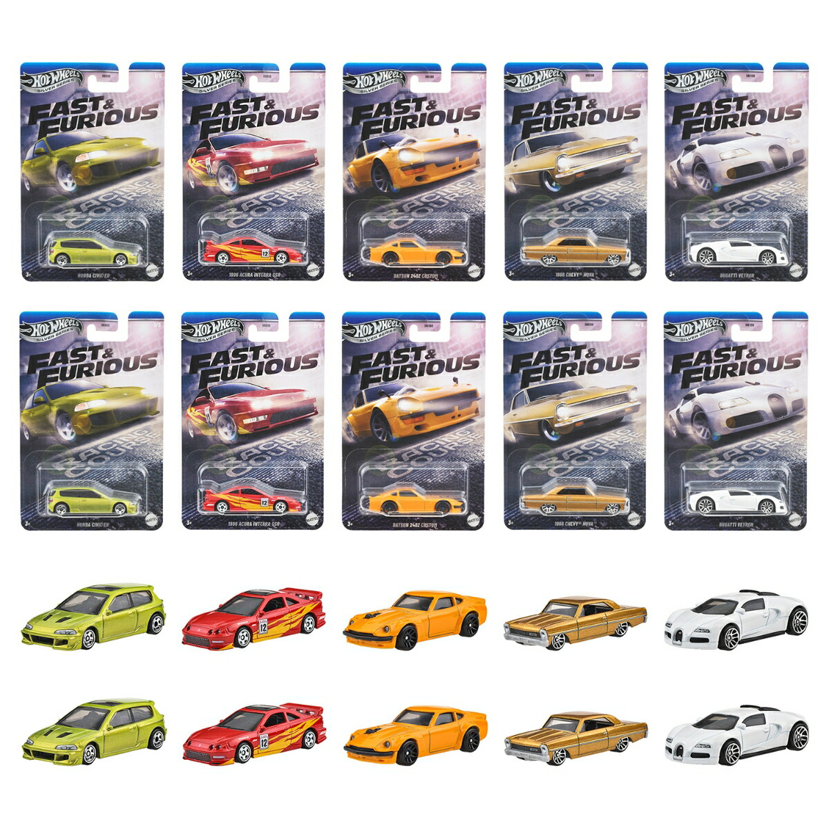 ۥåȥ(HotWheels)磻ɡԡɥơޥ-졼󥰥ʪߥ˥10BOX3Фޥ986K-HNR88