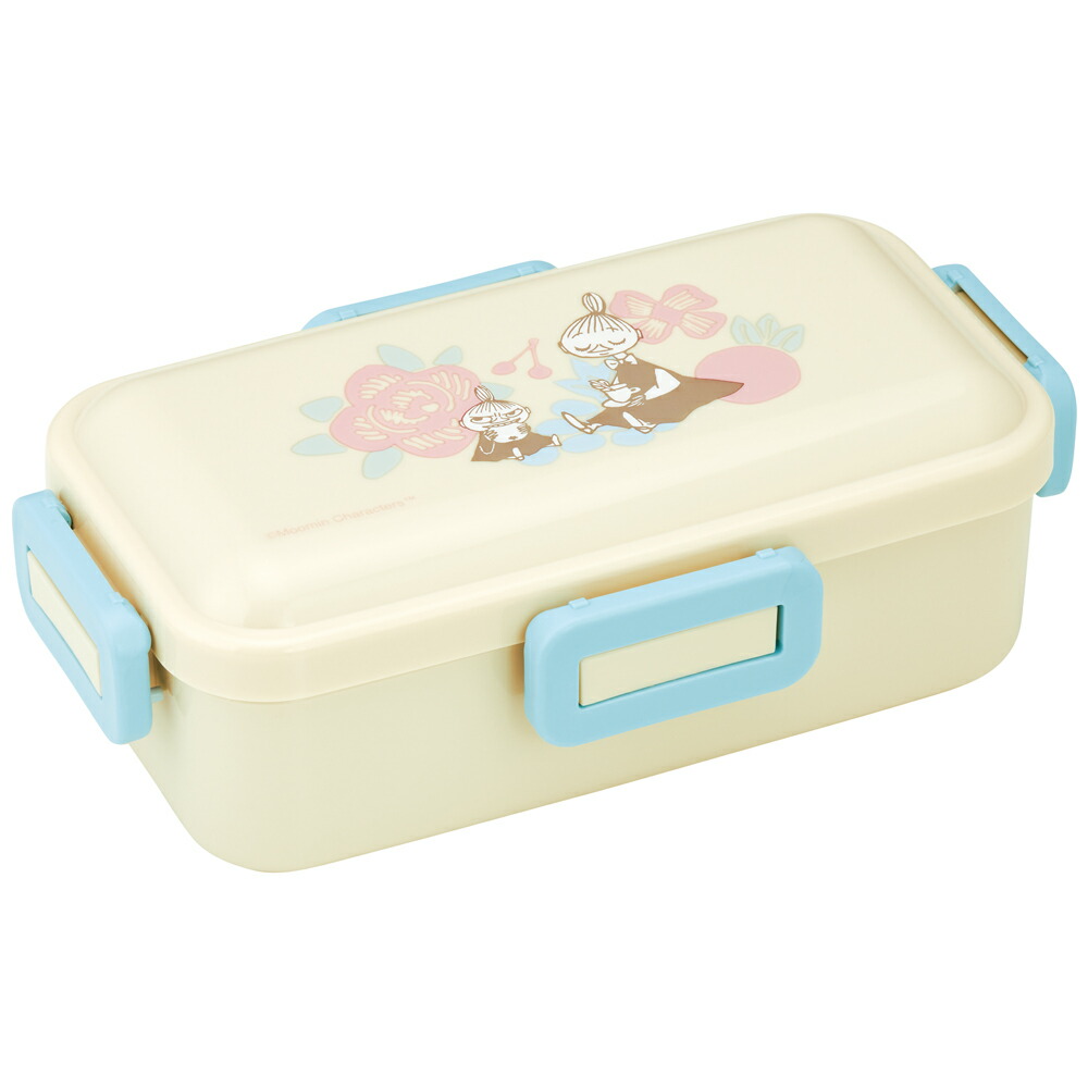MOOMIN ムーミン　お弁当箱 スリム一段 ランチボックス 530ml 抗菌ふわっと弁当箱 PFLB6AG画像