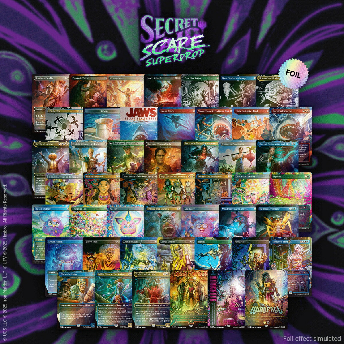 マジック：ザ・ギャザリング Secret Lair Secret Scare Superdrop Eddie’s Metal as Hell All Foil Bundle【クレジットカード決済限定】画像