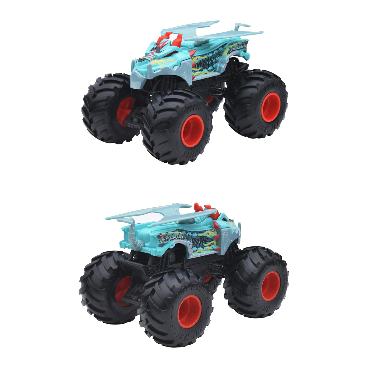 ホットウィール(HotWheels)モンスタートラックビッグサイズアソート乗り物おもちゃ1:24ミニカー4台入りBOX販売3歳からマルチ987K-FYJ83