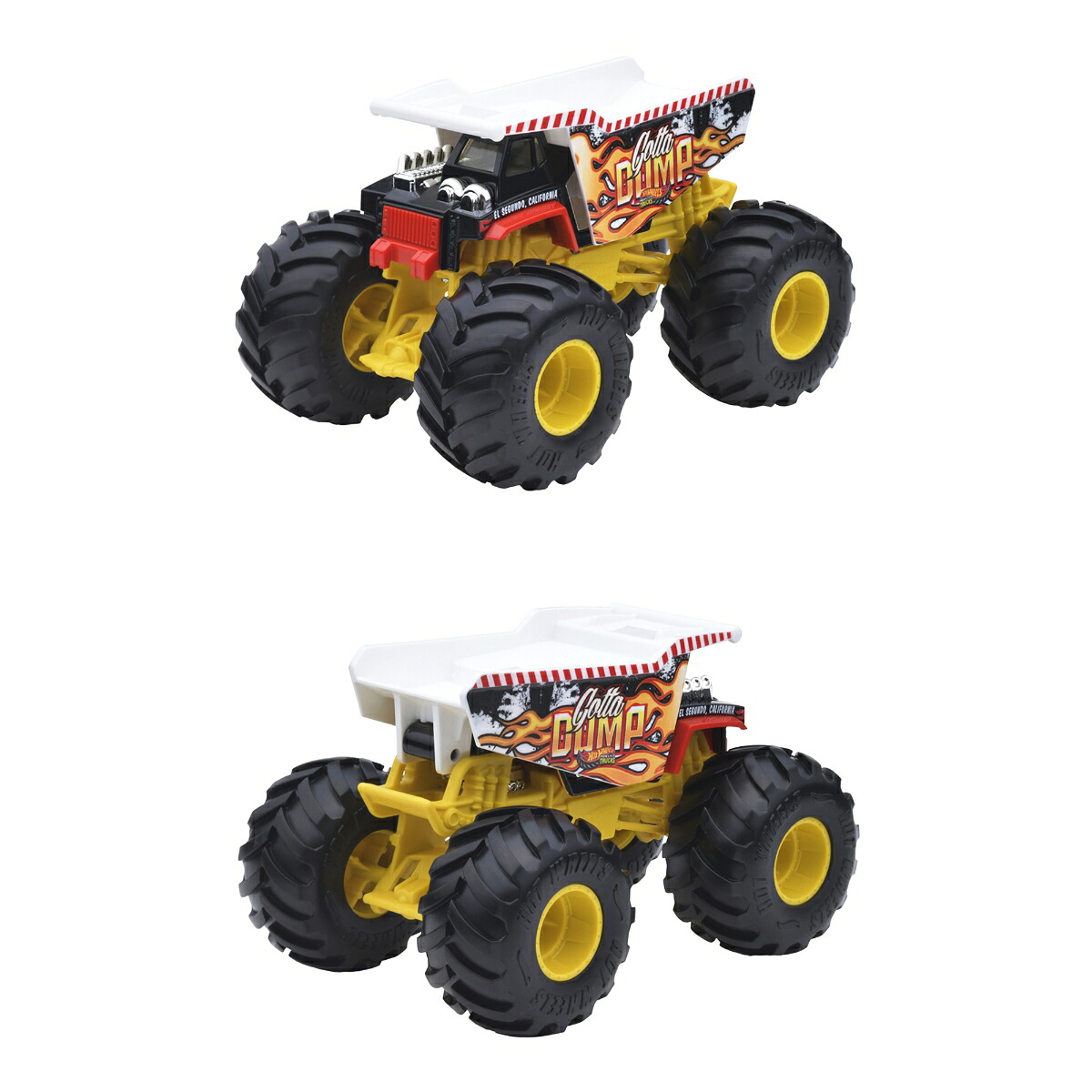 ホットウィール(HotWheels)モンスタートラックビッグサイズアソート乗り物おもちゃ1:24ミニカー4台入りBOX販売3歳からマルチ987K-FYJ83