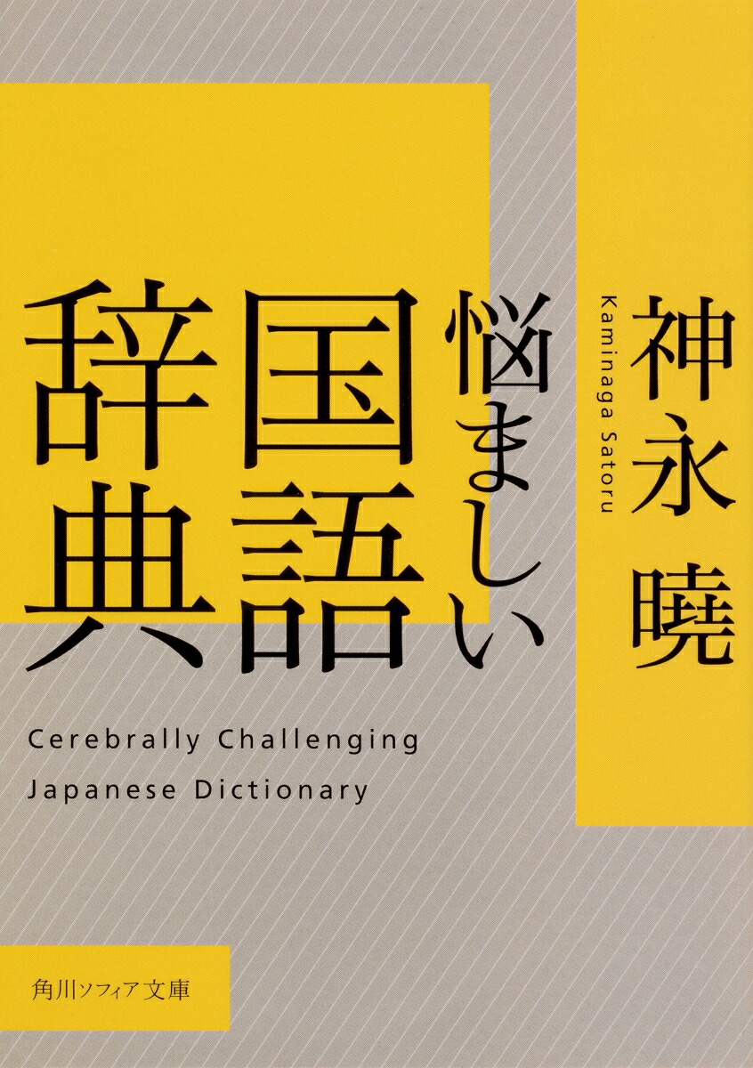悩ましい国語辞典（角川ソフィア文庫）[神永曉]