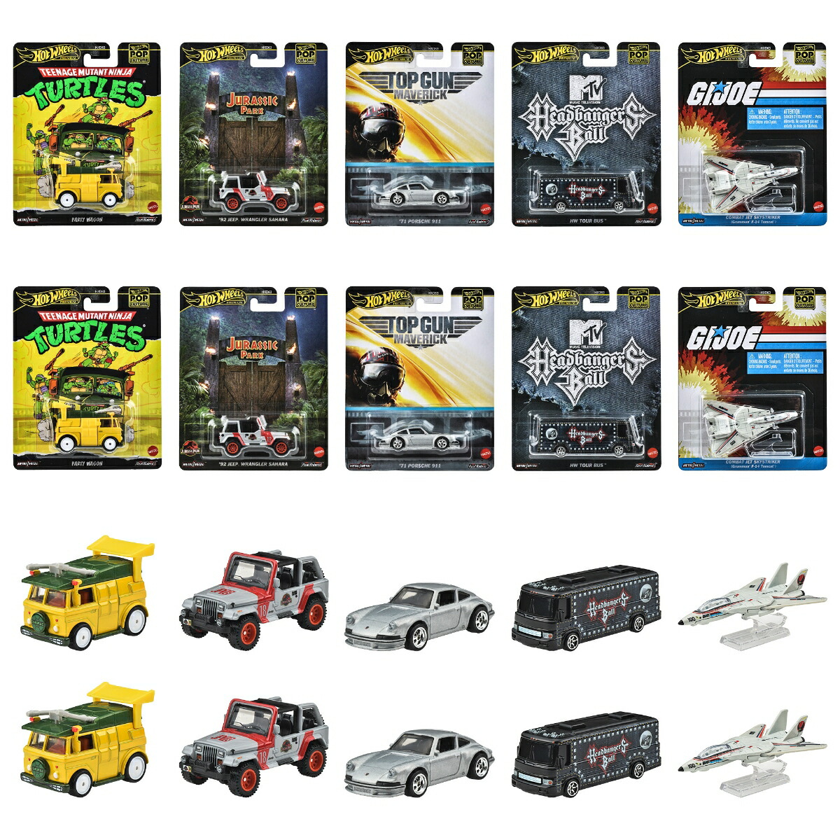 ۥåȥ(HotWheels)ݥåץ㡼Ⱦʪߥ˥10BOX3Фޥ986K-HXD63