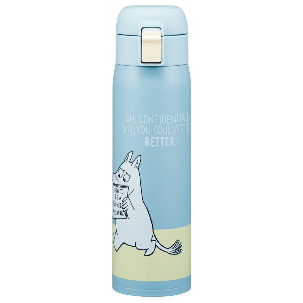 MOOMIN ムーミン　ダイレクトステンレスボトル 480ml プッシュオープン ステンレスワンタッチボトル STOT5画像