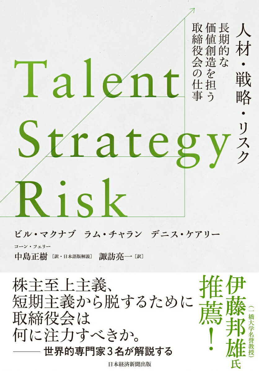 Talent/Strategy/Risk　人材・戦略・リスク画像