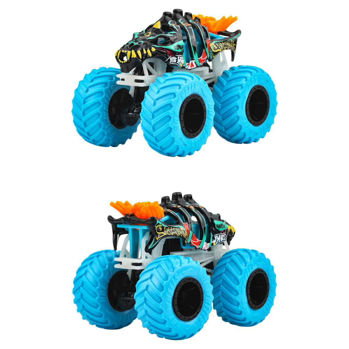 ホットウィール(HotWheels)光る！モンスタートラックアソート乗り物おもちゃミニカー6台入りBOX販売3歳からマルチ986C-JFX08