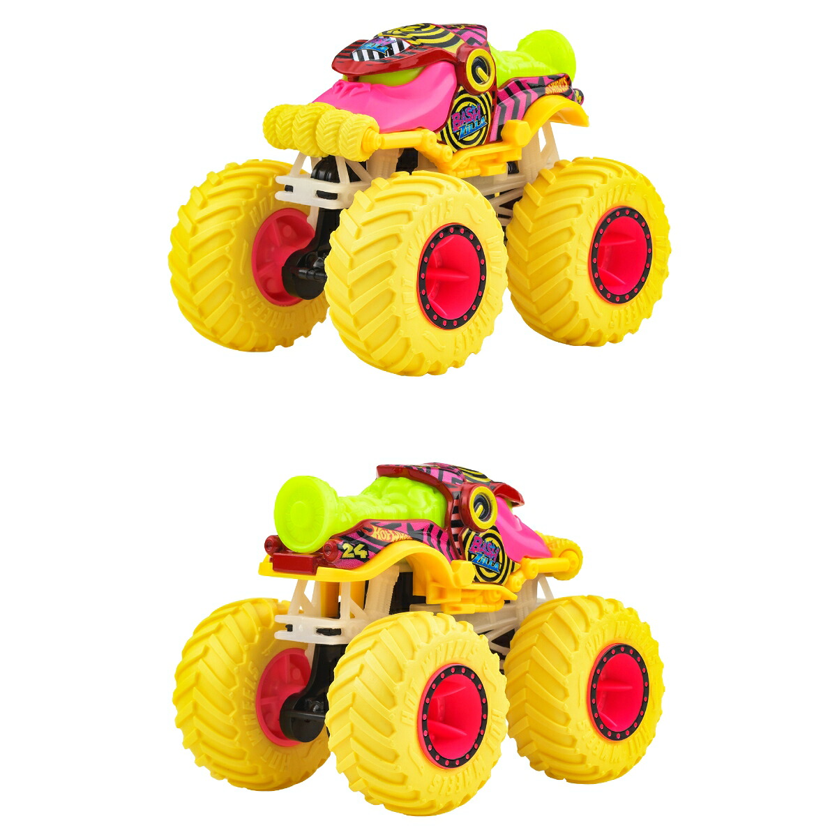 ホットウィール(HotWheels)光る！モンスタートラックアソート乗り物おもちゃミニカー6台入りBOX販売3歳からマルチ986C-JFX08