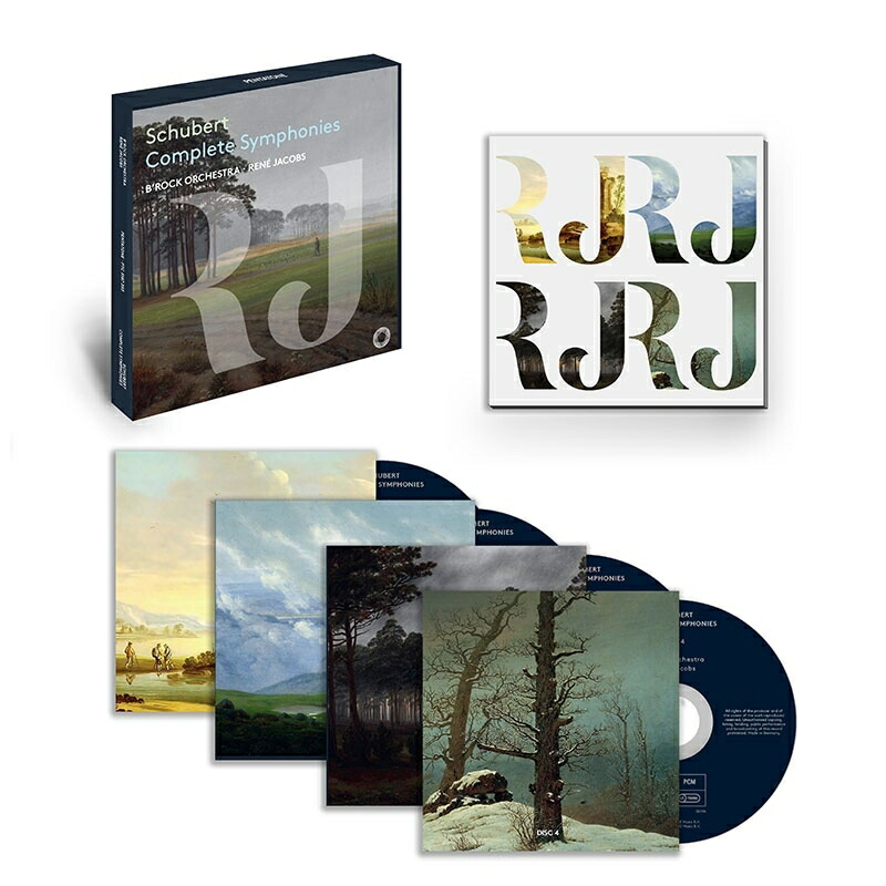 ブックス: 【輸入盤】交響曲全集 ルネ・ヤーコプス＆ビー・ロック・オーケストラ（4CD） - シューベルト（1797-1828） - 8717306263535 : CD