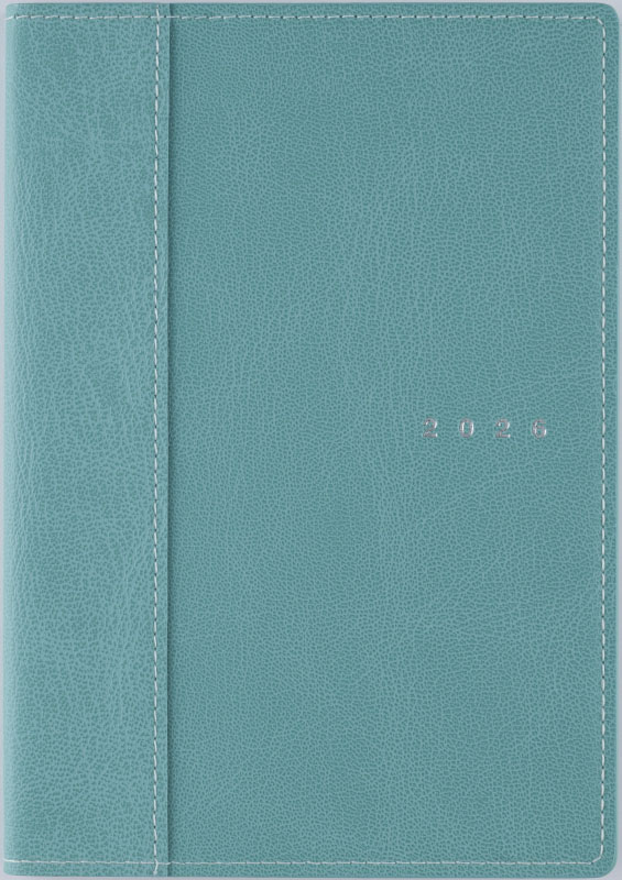 2026年　手帳　1月始まり　No.358　シャルム(R) 8　　[フィールドグリーン]高橋書店　B6判　　ウィークリー画像