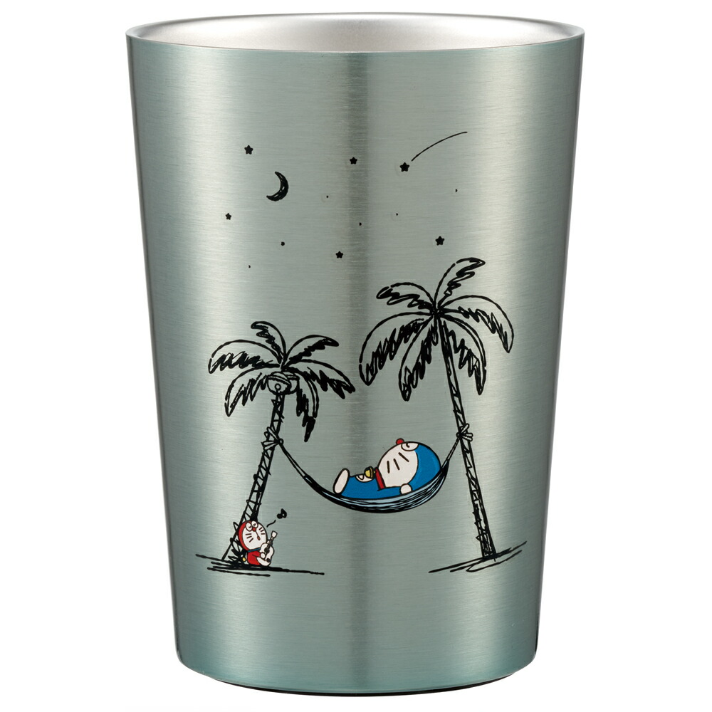 ドラえもん MOON NIGHT　真空ステンレス コーヒー タンブラー M 400ml画像