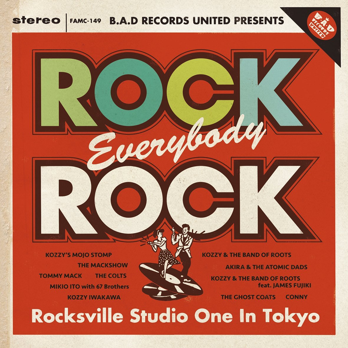 B.A.D RECORDS UNITED PRESENTS 「Rock,Everybody,Rock-Rocksville Studio One In Tokyo-」画像