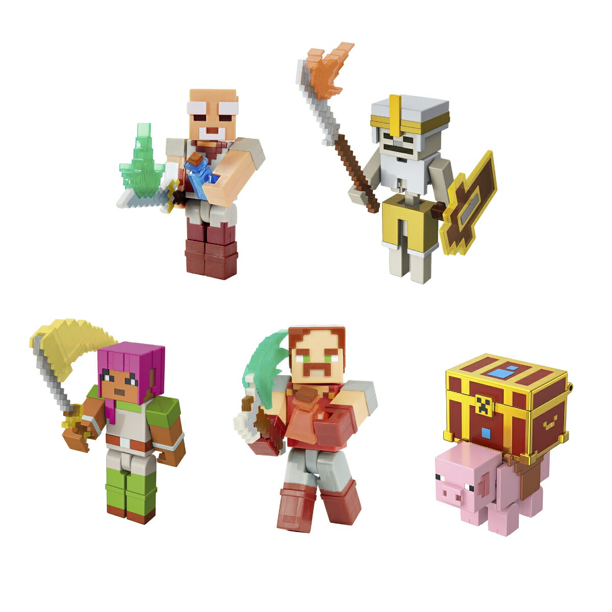 楽天ブックス マインクラフト Minecraft ダンジョンズ ベーシックフィギュア Aアソート Gnc23 985a 玩具 ゲーム