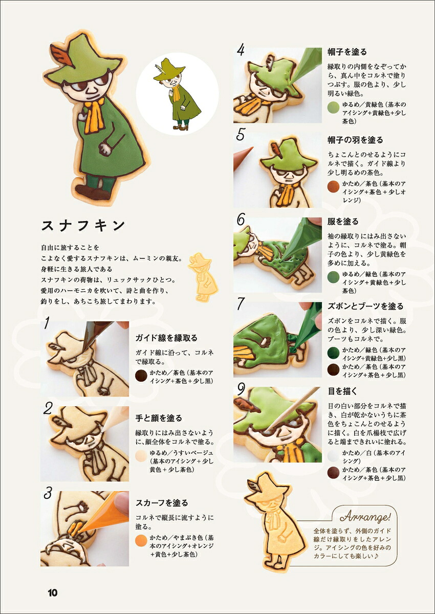 はじめてでも簡単！ムーミンの型付きアイシングクッキーBOOK（生活シリーズ）[主婦と生活社]