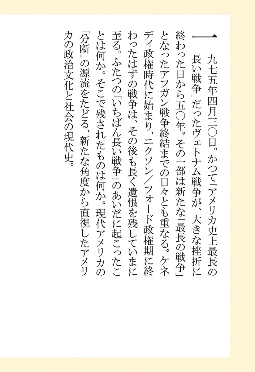 アメリカのいちばん長い戦争（集英社新書）[生井英考]