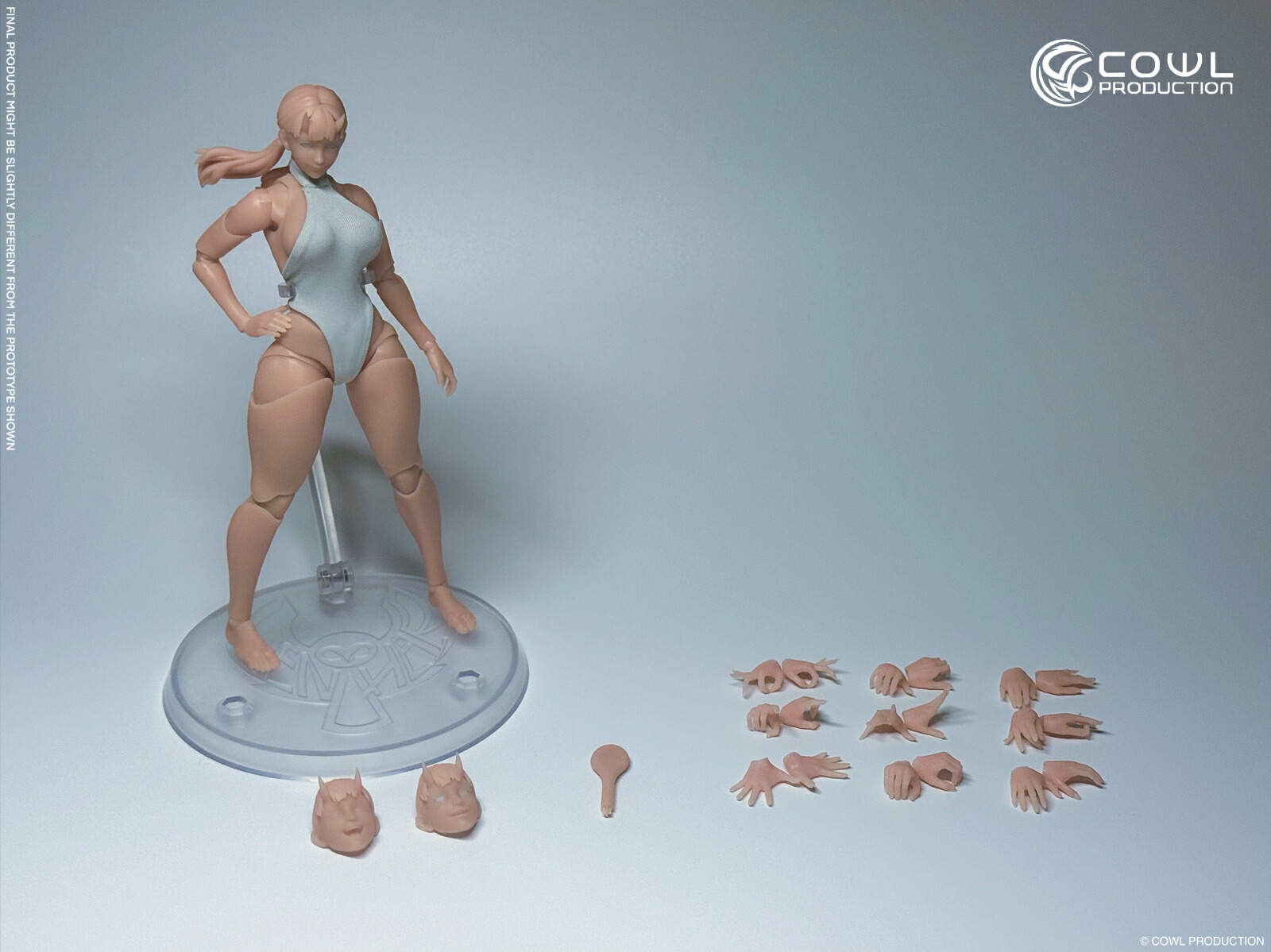 COWL PRODUCTION CP00 鬼 1/12スケール 可動フィギュア(メイク無し) 【65823645】 (フィギュア)画像