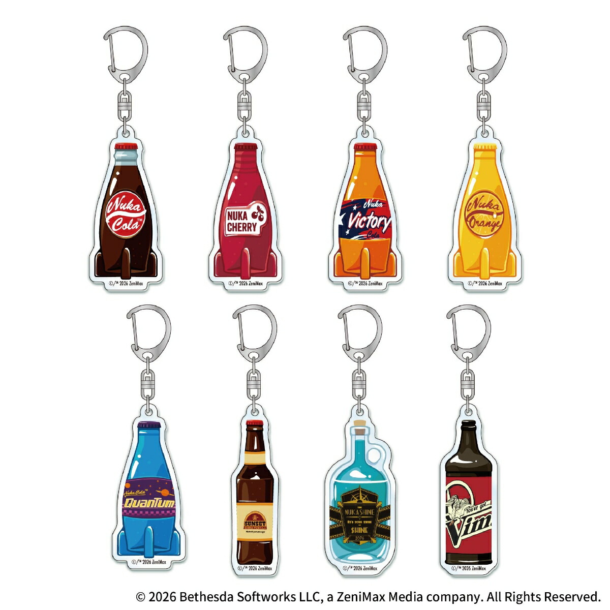 Fallout トレーディングアクリルキーホルダー（ボトル柄）BOX画像