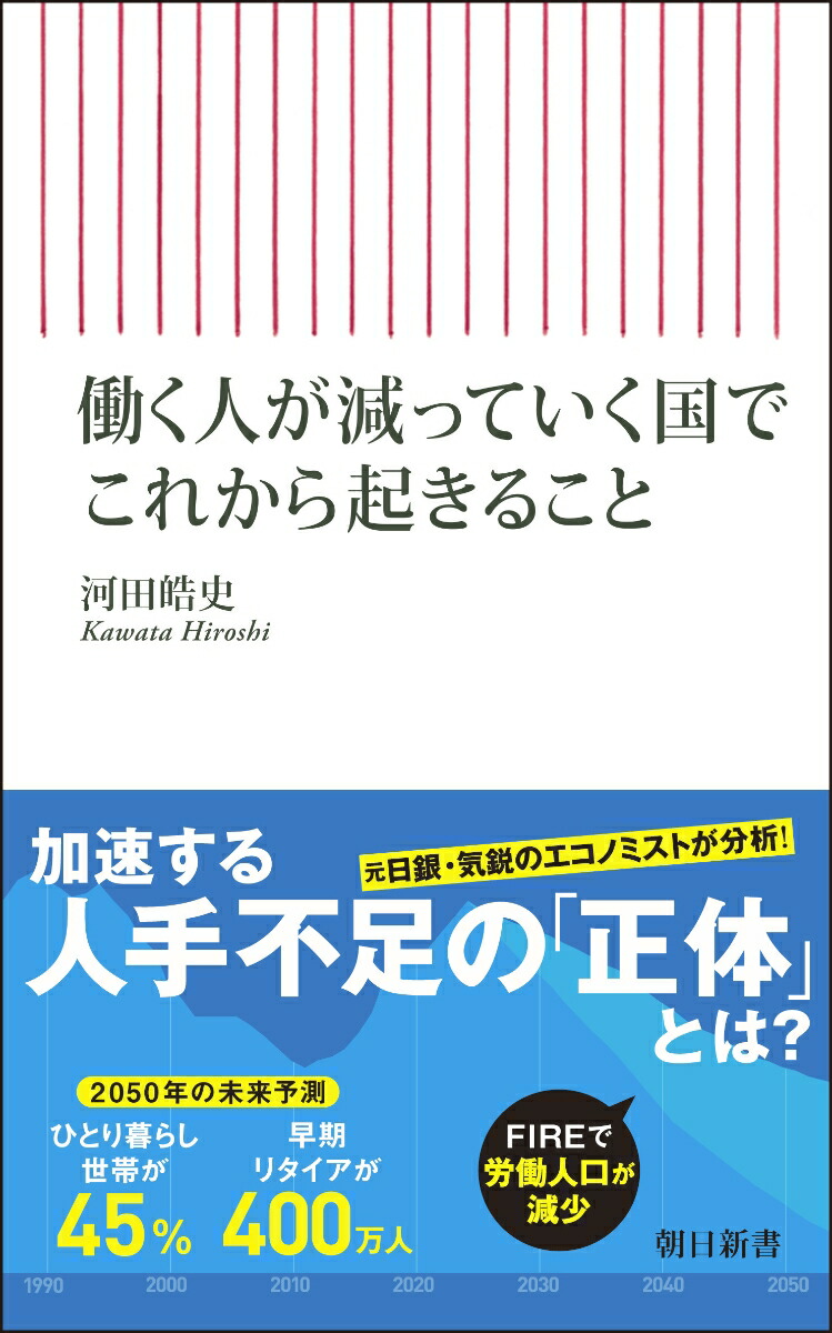 働く人が減っていく国でこれから起きること（朝日新書1054）[河田皓史]