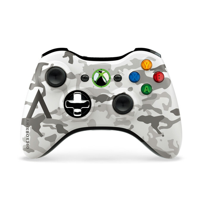 XBOX360ハード　ワイヤレスコントローラSE アークティックカモフラージュ Amazon.co.jp: Xbox 360 ワイヤレス コントローラー SE