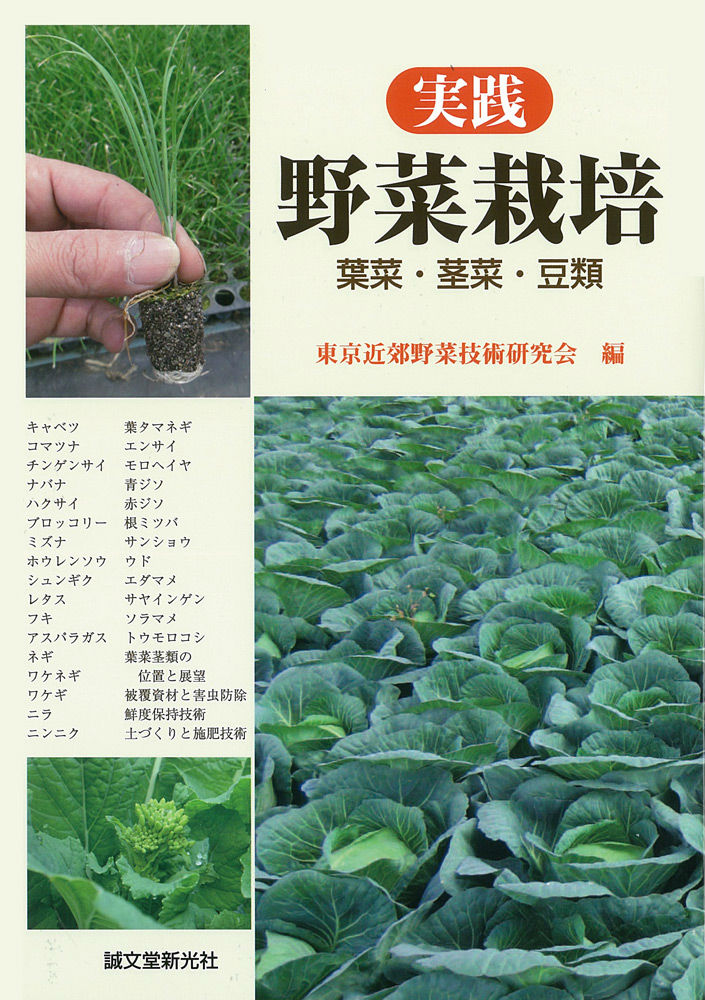 楽天ブックス: 実践野菜栽培 - 葉菜・茎菜・豆類 - 東京近郊野菜技術