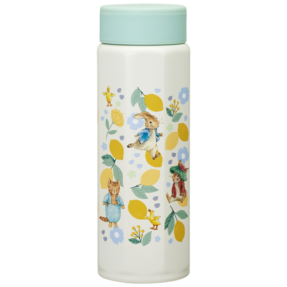 ピーターラビット シトロン柄　水筒 真空ステンレス 八角 ボトル 500ml画像