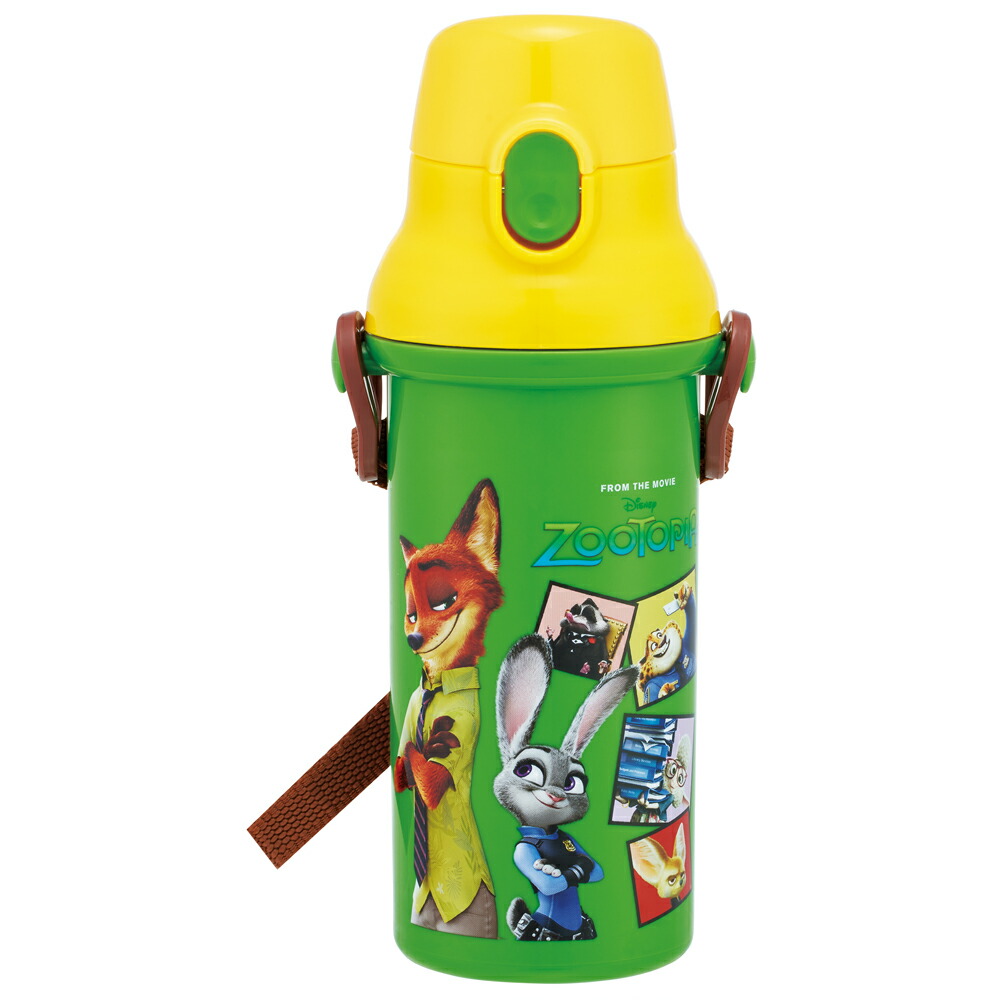 ディズニー ズートピア 2026　水筒 子供 キャラクター お子様向けプラ直飲みボトル 480ml画像