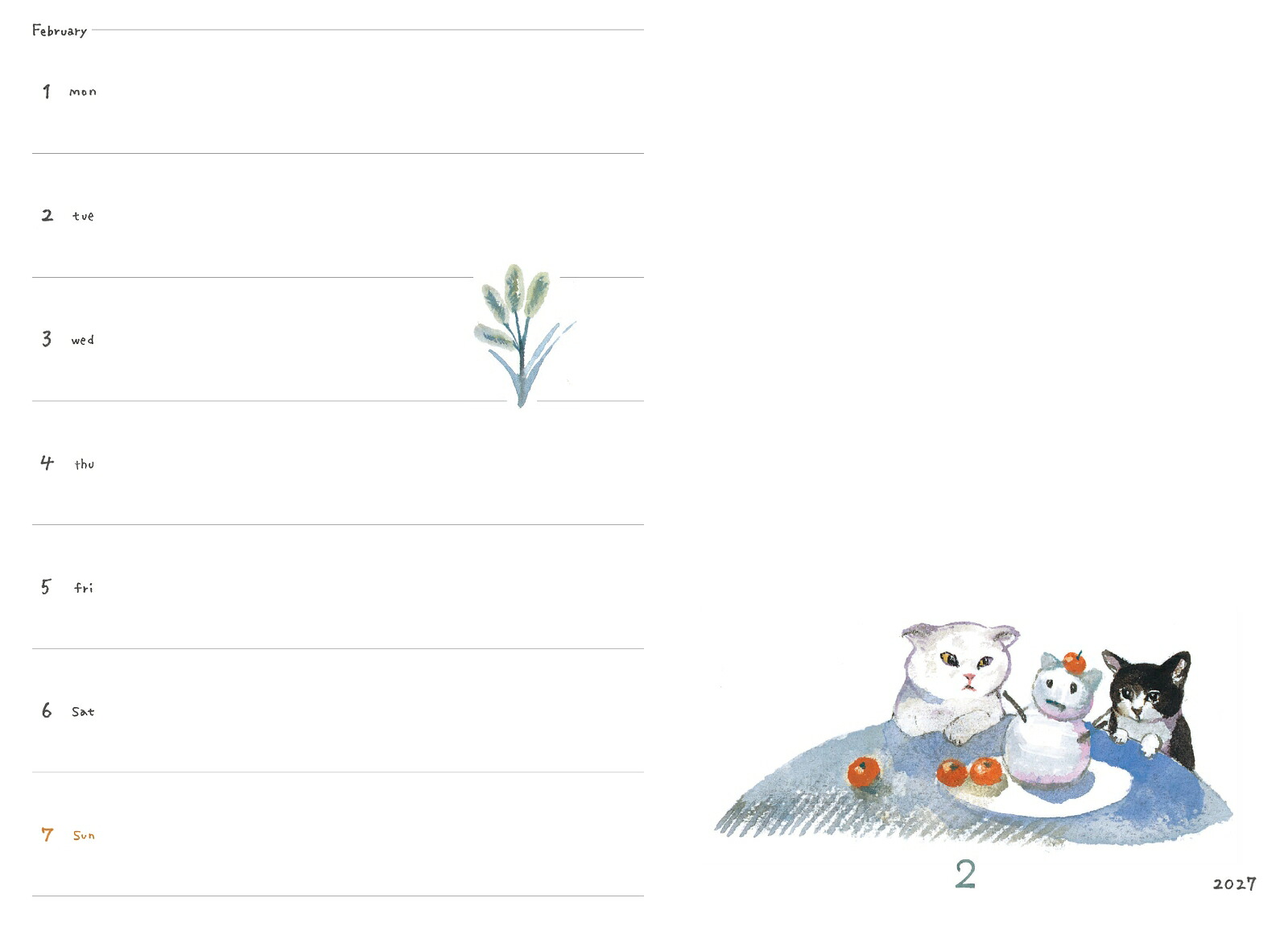 2027はしもとみおいきもの手帳[はしもとみお]