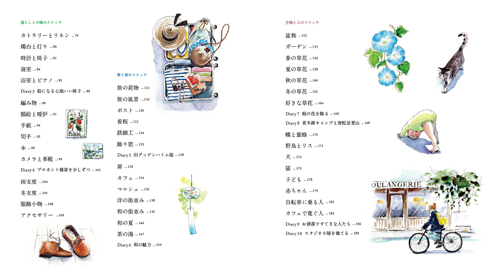時短スケッチ図案帖[あべまりえ]