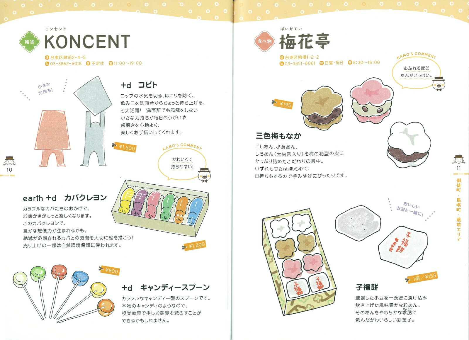 楽天ブックス カモのイラストおみやげ手帖 東京 下町みちくさ散歩 カモ 本