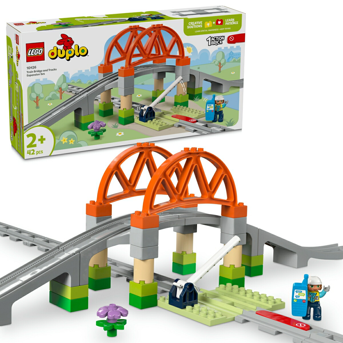 楽天市場】レゴ(LEGO)デュプロ あそびが広がる! 鉄道橋とレール