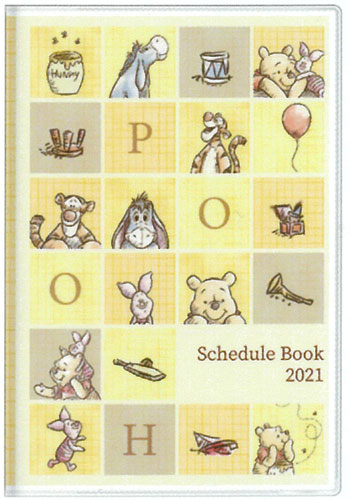 楽天ブックス サンスター文具 ディズニー 手帳 21年 月間 L Dc プー スクエア 10月始まり 手帳 本