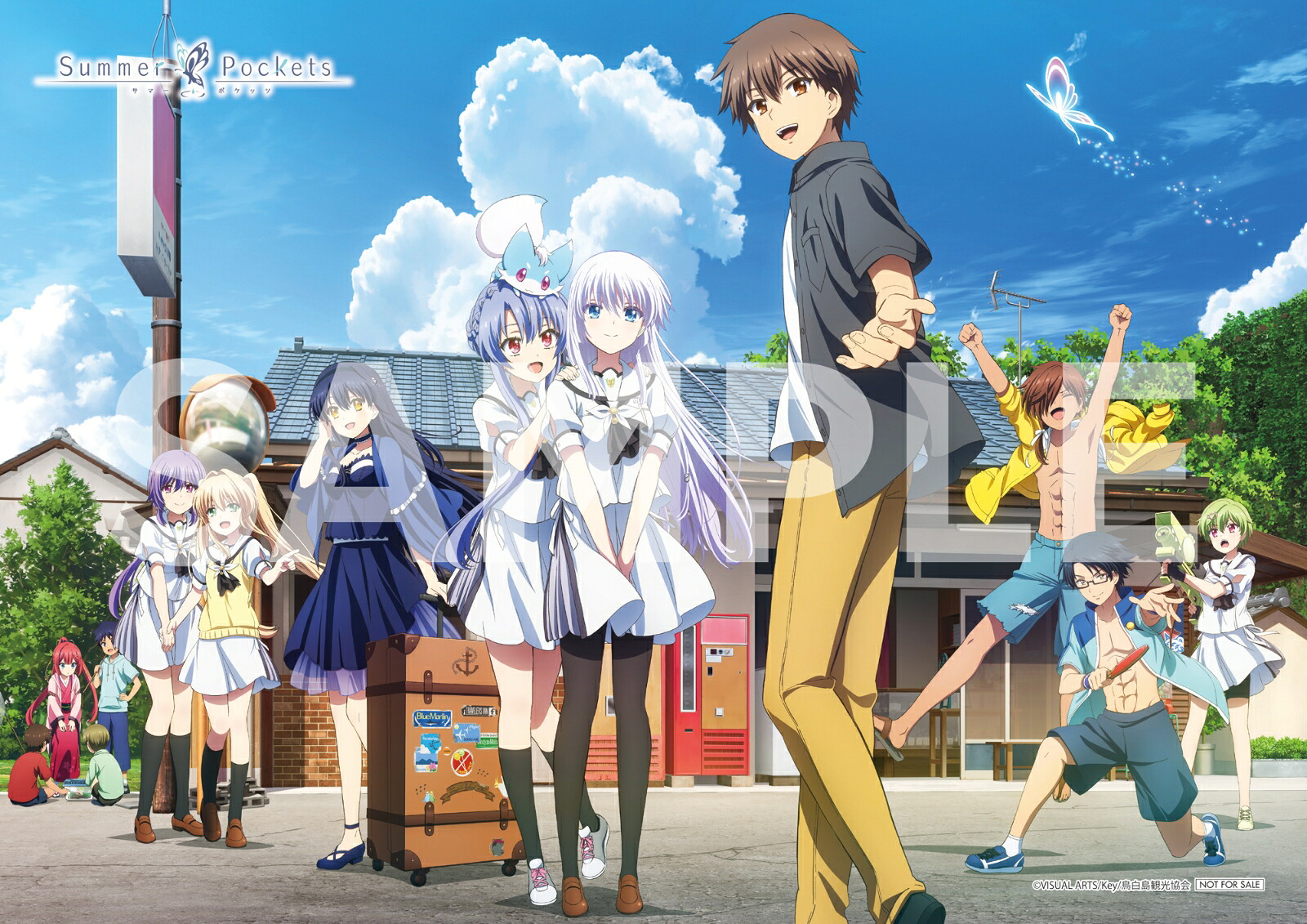 【楽天ブックス限定先着特典】TVアニメ『SummerPockets』Blu-rayBOX下巻(初回限定版)【Blu-ray】(A3布ポスター)
