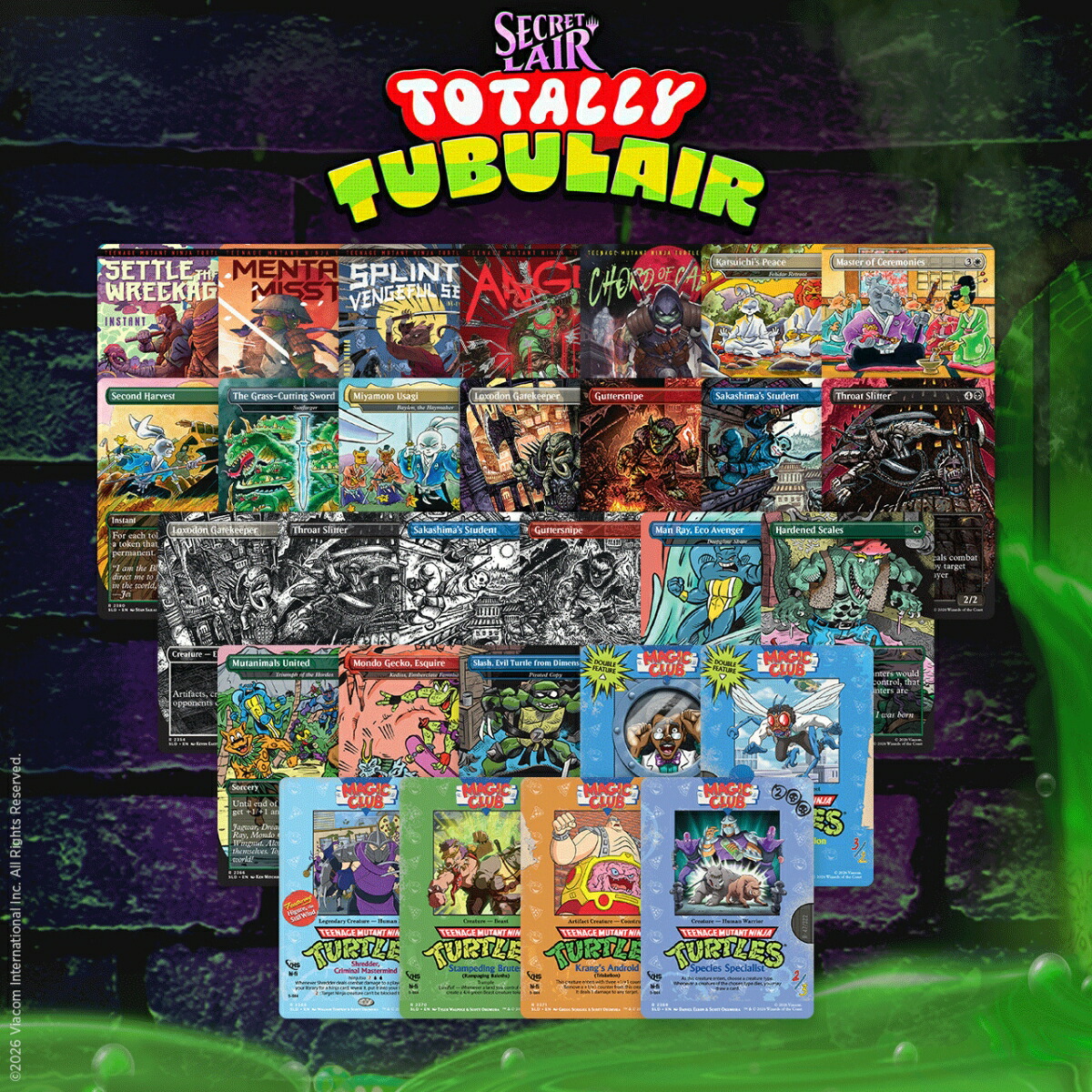 マジック：ザ・ギャザリング Secret Lair Totally Tubulair Superdrop Heroes in a Half Shell Non-Foil Bundle【クレジットカード決済限定】画像