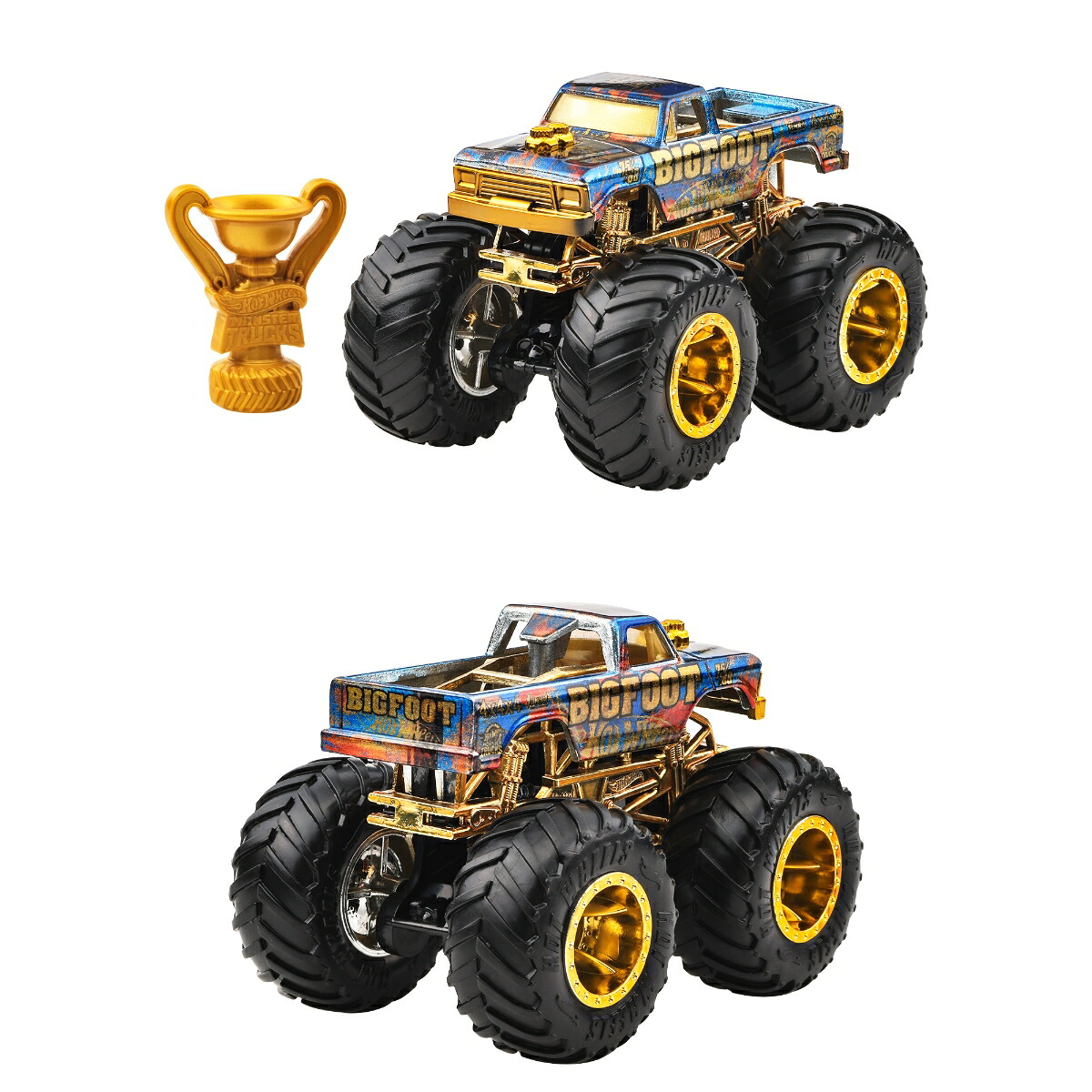 ホットウィール(HotWheels)モンスタートラックトロフィーチャンピオンアソート乗り物おもちゃミニカー6台入りBOX販売3歳からマルチ986C-JDV96