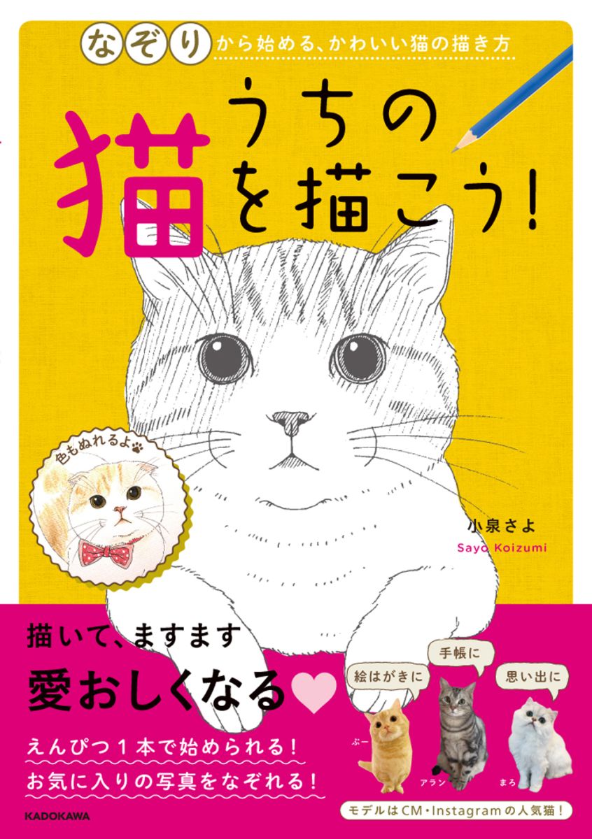 楽天ブックス うちの猫を描こう なぞりから始める かわいい猫の描き方 小泉 さよ 本