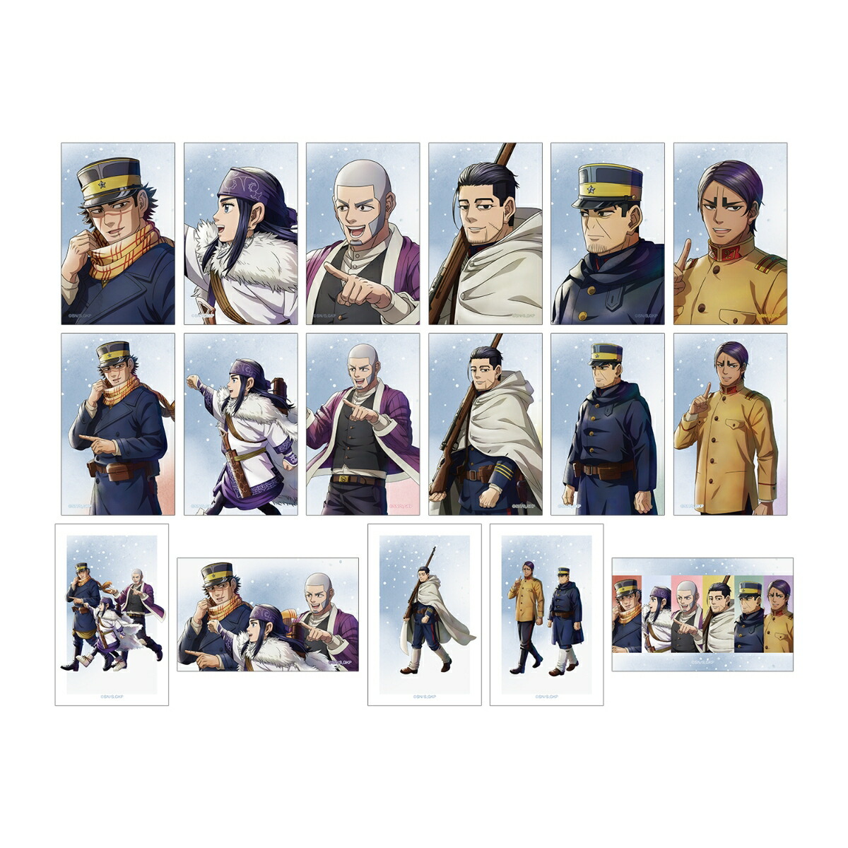 TVアニメ『ゴールデンカムイ』描き下ろし 歩みver. トレーディングイラストカード(BOX＝17入)画像