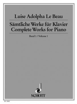 【輸入楽譜】ル・ボー, Luise Adolpha: ピアノ作品全集 第1巻/Stucki編画像