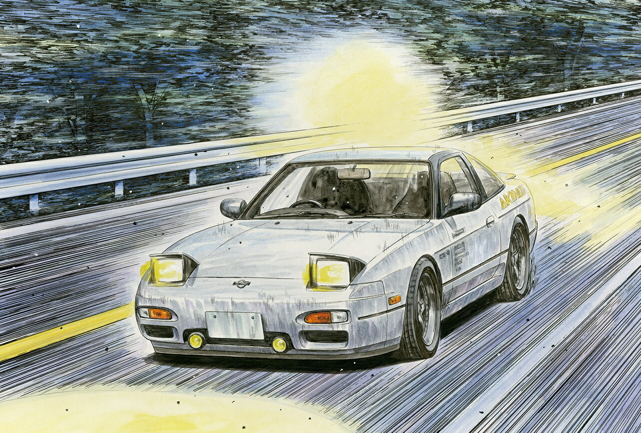 1/24 頭文字Dシリーズ No.007 180SX 健二 【ISD-007】 (プラモデル)画像