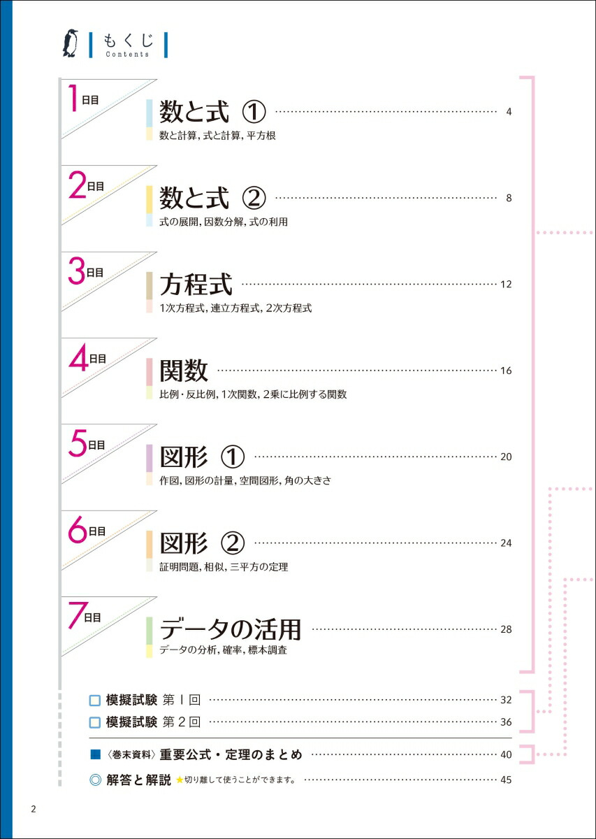 数学改訂版（高校入試中学3年分をたった7日で総復習）[学研プラス]