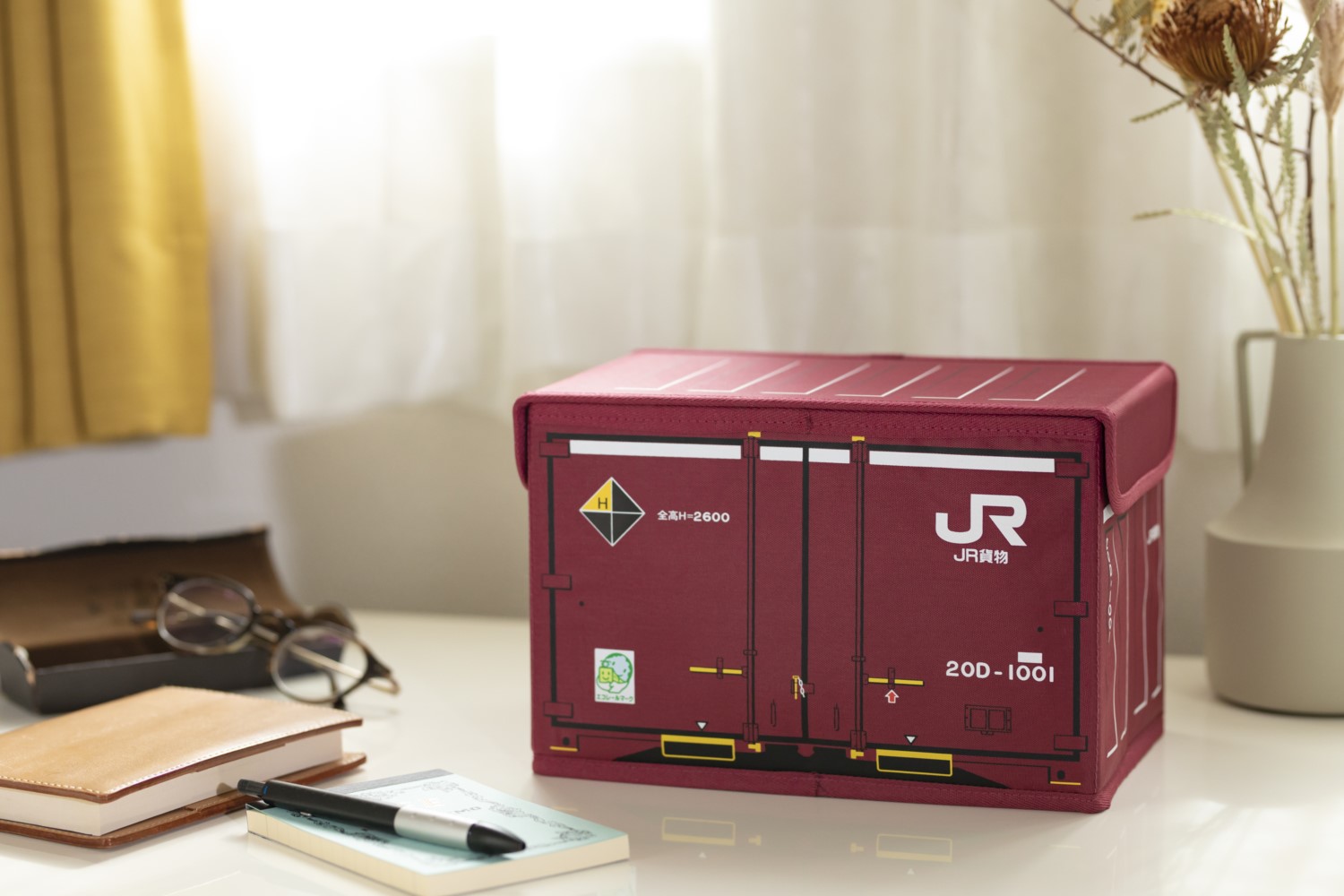 JR貨物コンテナ整理収納ボックスBOOKJRロゴVer.（TJMOOK）[日本貨物鉄道株式会社(JR貨物)]