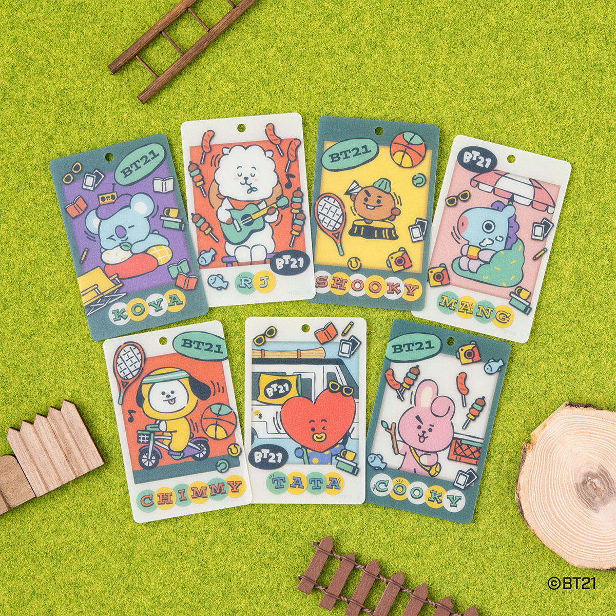 BT21 カードマスコットセット2