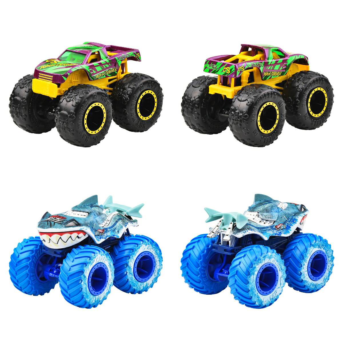 ホットウィール(HotWheels)モンスタートラック1:64アソート乗り物おもちゃミニカー8台入りBOX販売3歳からマルチ983J-FYJ44