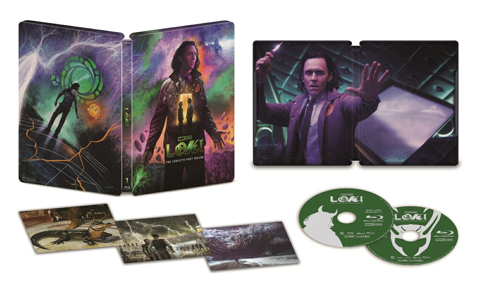 ブックス: ロキ シーズン1 Blu-ray コレクターズ・エディション スチールブック（数量限定）【Blu-ray】 - ケイト・ヘロン - トム・ヒドルストン - 4959241784056 : DVD