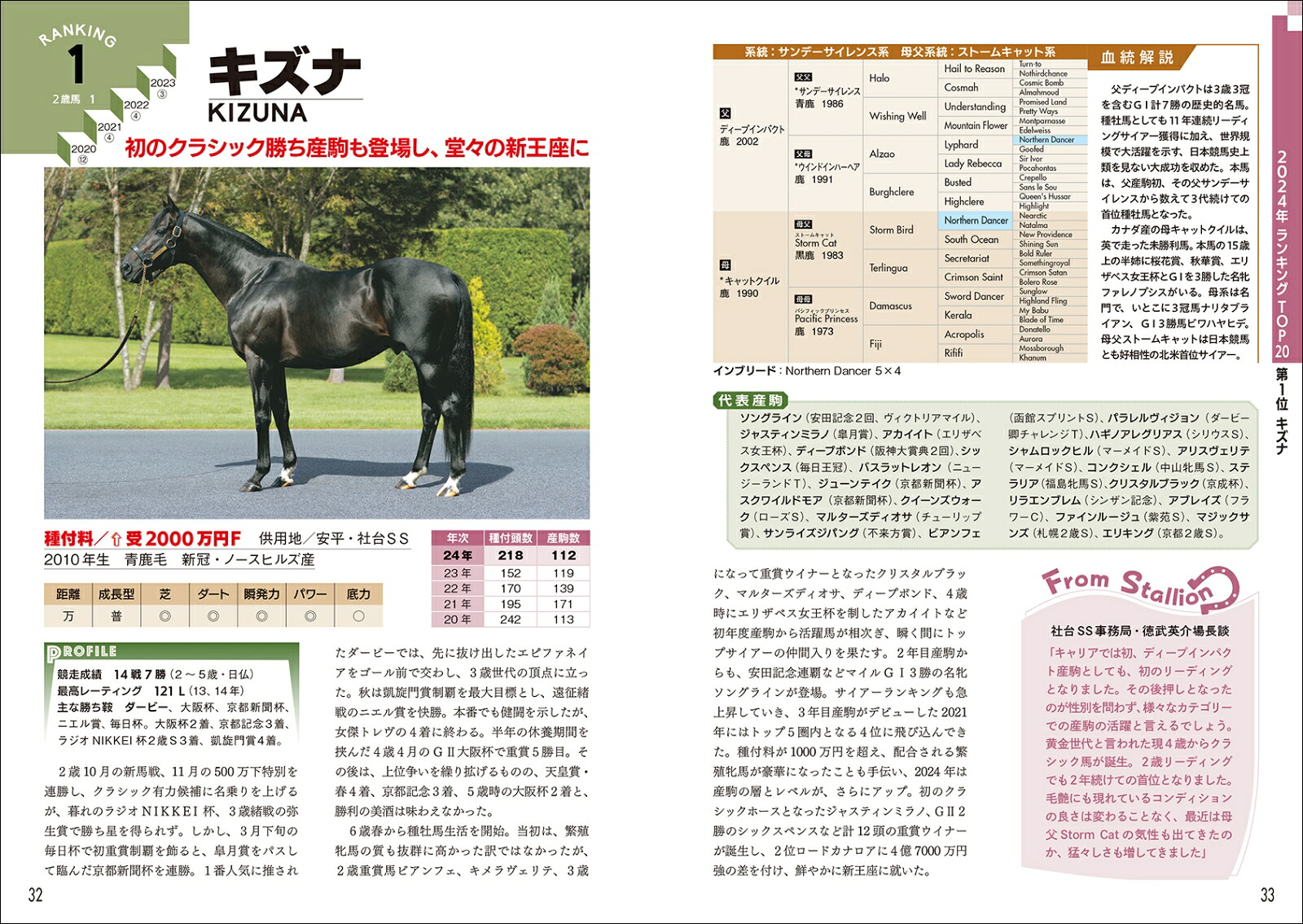 種牡馬最強データ'25～'26実績と信頼の充実データ[関口隆哉]